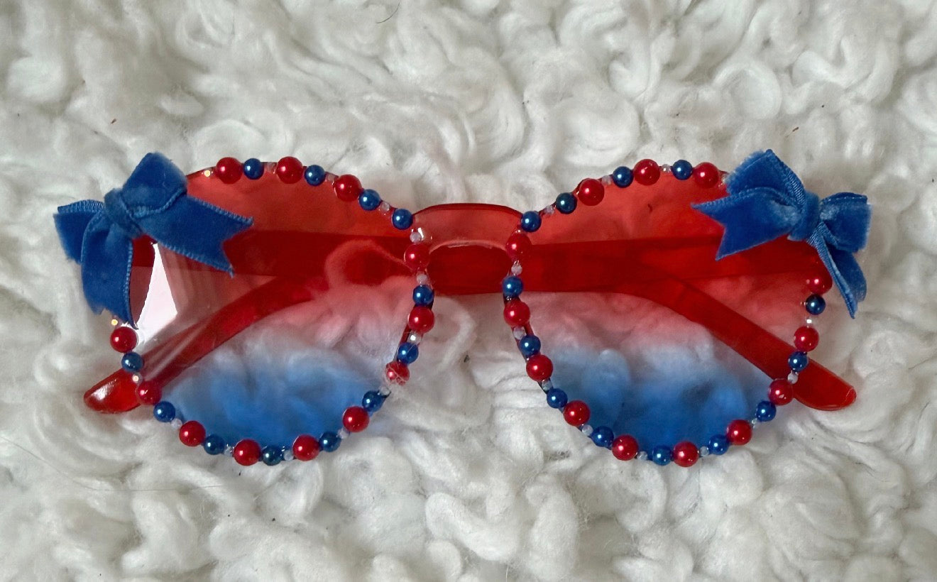Blue bows