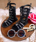 High top sandals